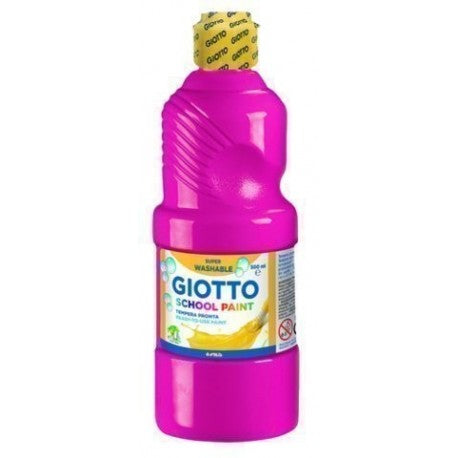 Giotto - Témpera Escolar 500 ml Botella Magenta