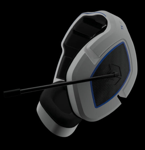 Gioteck - TX-50 Auriculares Alámbrico Diadema Juego Negro  Azul  Blanco