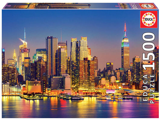 Educa - Manhattan at Night Puzzle rompecabezas 1500 pieza(s) Ciudad