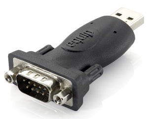 Equip - 133382 cambiador de género para cable USB A RS-232 Negro