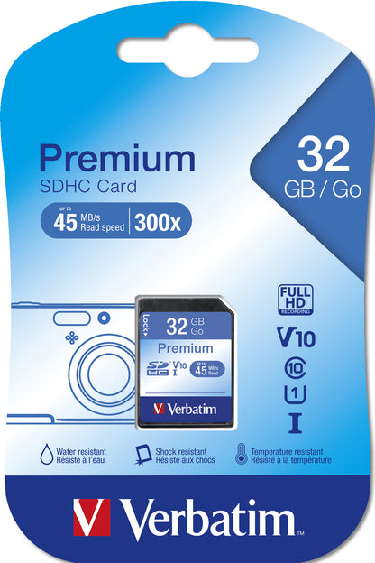 Verbatim - Premium 32 GB SDHC Clase 10