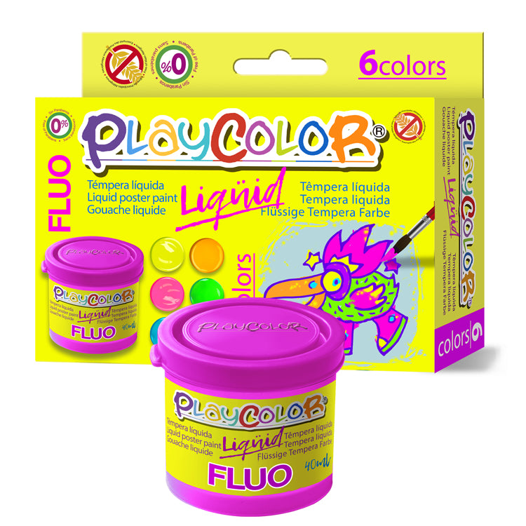 Playcolor - Liqüid Pintura para carteles 40 ml 6 pieza(s)