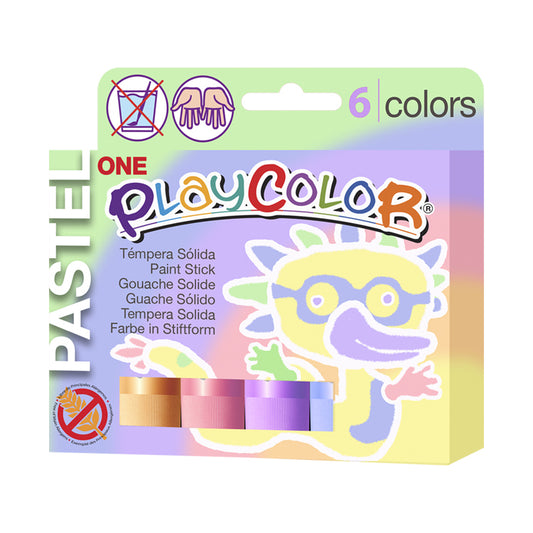 Playcolor - Pastel One Pintura témpera 6 pieza(s)