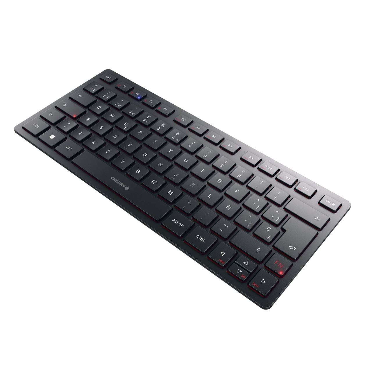 CHERRY - KW 9200 MINI teclado Universal USB + RF Wireless + Bluetooth QWERTY Español Negro