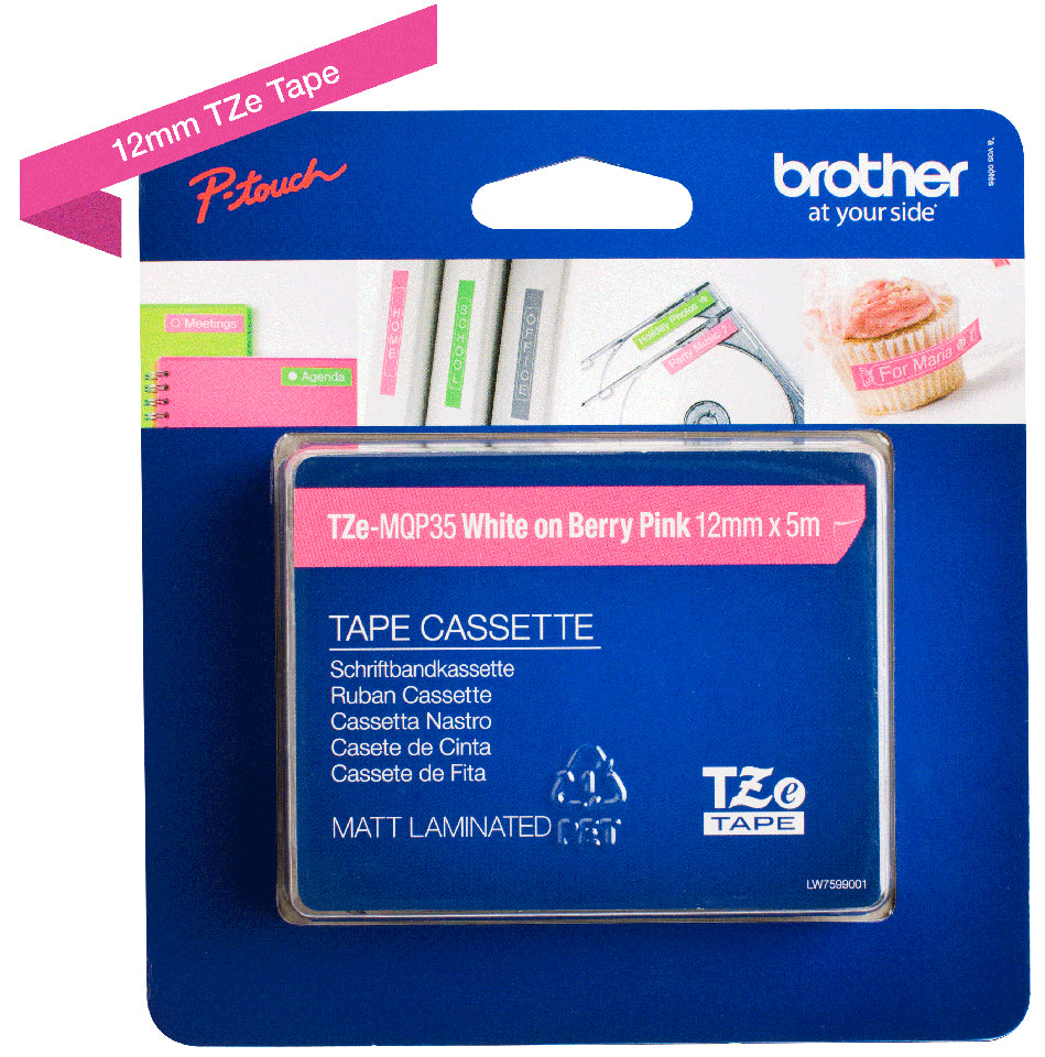 Brother - TZE-MQP35 cinta para impresora de etiquetas TZ