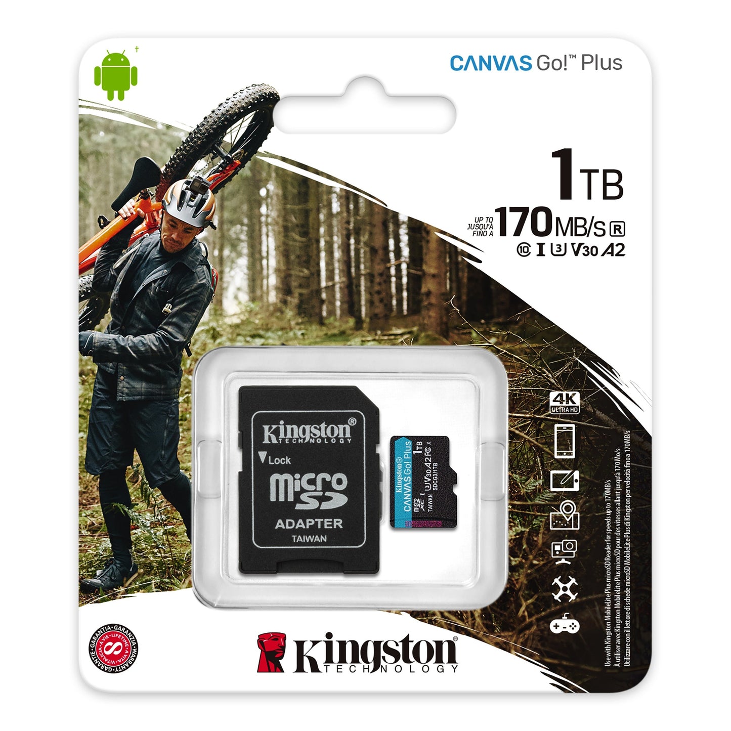 Kingston Technology - Canvas Go! Plus 1 TB MicroSD UHS-I Clase 10