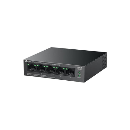 TP-Link - LiteWave LS105P No administrado Fast Ethernet (10/100) Energía sobre Ethernet (PoE) Negro