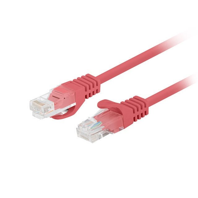 Lanberg - PCU6-20CC-0100-R cable de red Rojo 1 m Cat6 U/UTP (UTP)