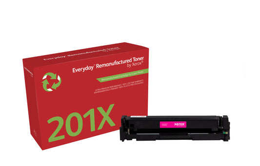 Everyday Tóner ™ Magenta remanufacturado de Xerox es compatible con HP 201X (CF403X), High capacity