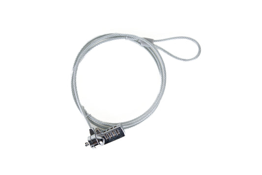 iggual - Secure 4D cable antirrobo Plata 1 5 m