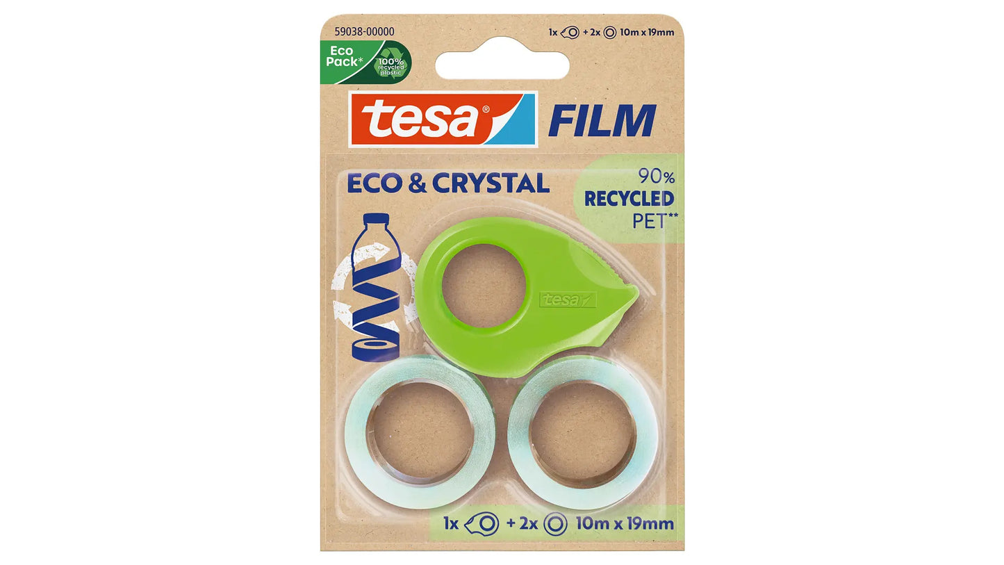 TESA - Eco & Crystal 10 m Poliestireno (PS)