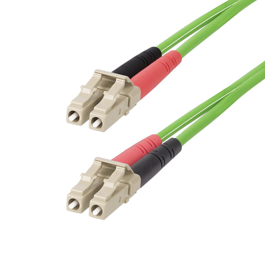 StarTech.com - Cable de Fibra Óptica LC a LC (UPC) OM5 Multimodo 2m - Dúplex 50/125µm LOMMF Tipo Cremallera VCSEL 40G/100G - No Sensible a los Dobleces - Low Insertion Loss - LSZH