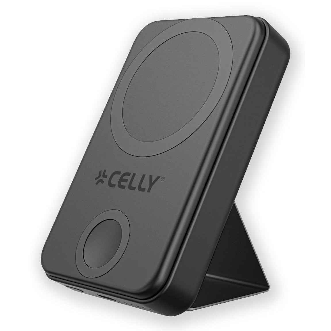 Celly - MAGPBW10000BK batería externa 10000 mAh Cargador inalámbrico Negro