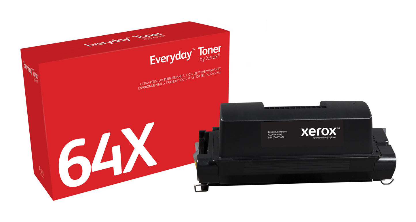 Everyday El tóner ™ Negro de Xerox es compatible con HP 64X (CC364X), High capacity