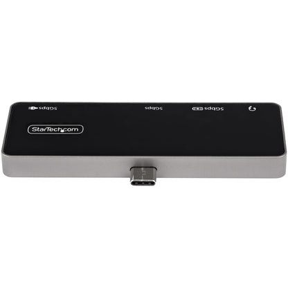 StarTech.com - Adaptador Multipuertos USB C a HDMI 2.0 de 4K 60Hz - Entrega de Alimentación PD de 100W Pass Through - Hub USB 3.0 de 3 Puertos - Audio - Mini Docking Station USB Tipo C Portátil de Viaje