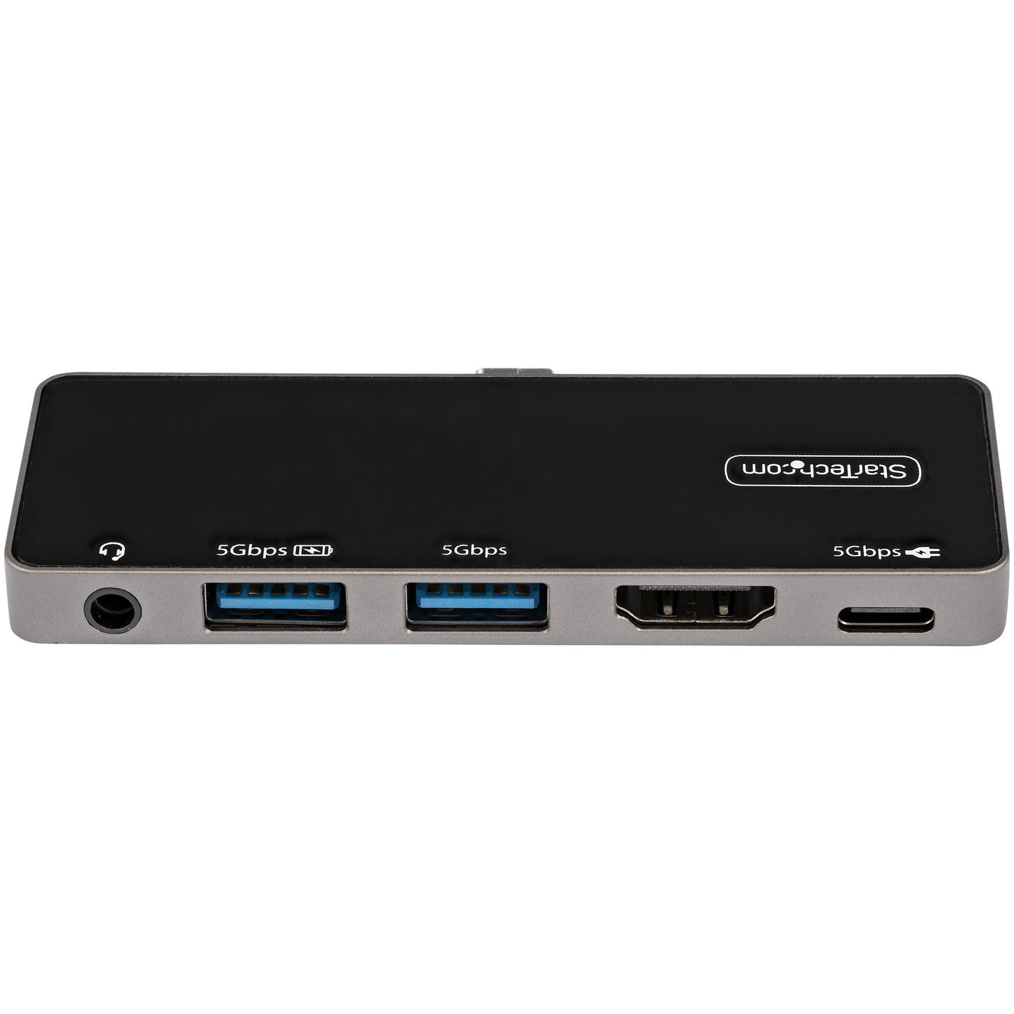 StarTech.com - Adaptador Multipuertos USB C a HDMI 2.0 de 4K 60Hz - Entrega de Alimentación PD de 100W Pass Through - Hub USB 3.0 de 3 Puertos - Audio - Mini Docking Station USB Tipo C Portátil de Viaje