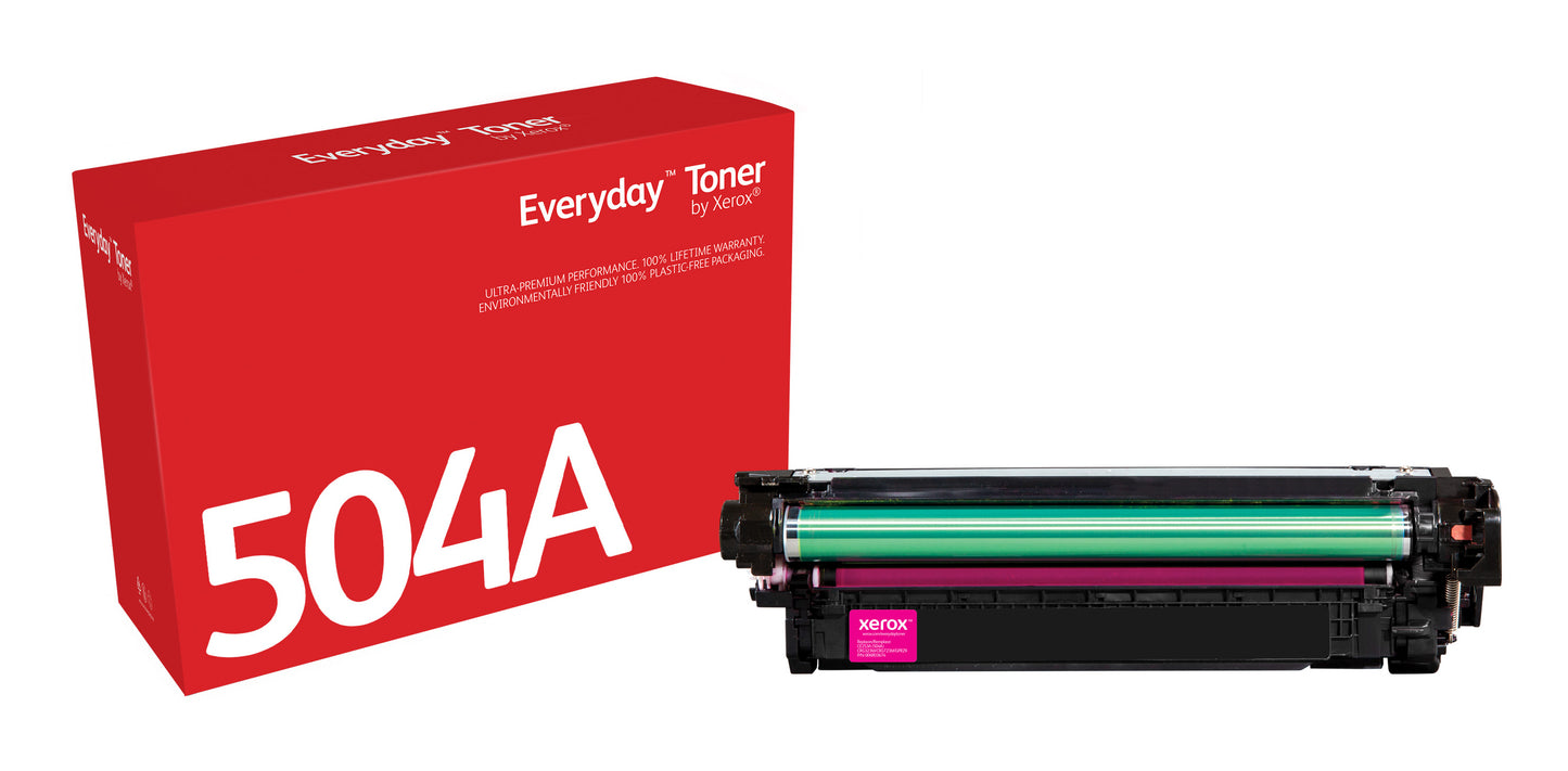 Everyday El tóner ™ Magenta de Xerox es compatible con HP 504A (CE253A), Capacidad estándar