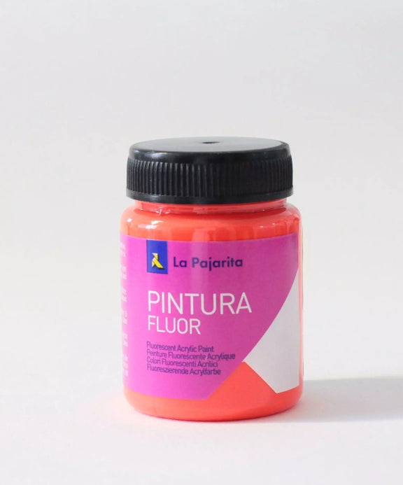 La Pajarita - Pintura fluorescente f-03 rojo amapola