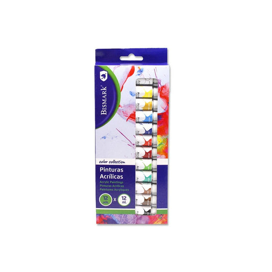 Bismark - 327025 pintura acrílica 12 ml Multi Tubo