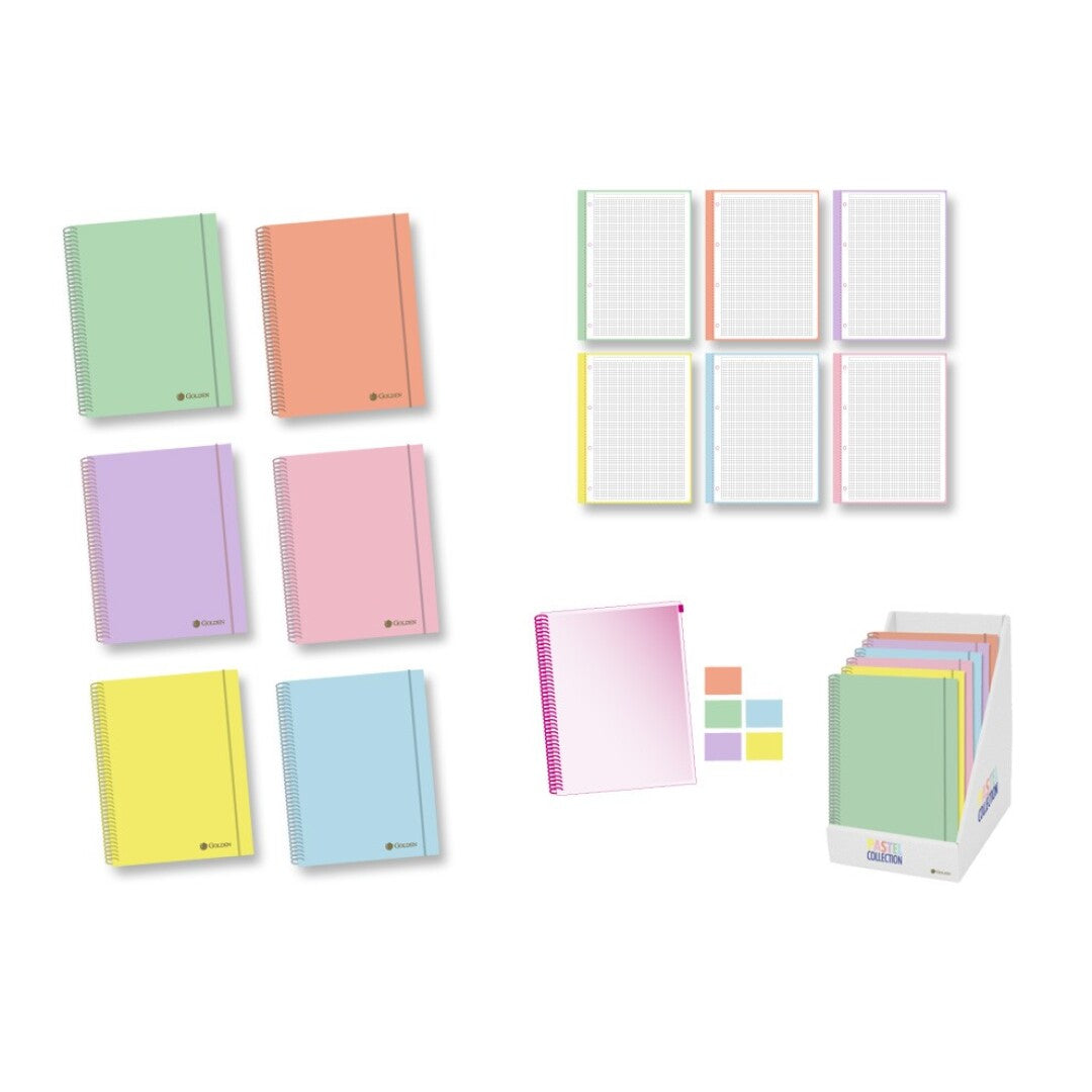 Golden - 327709 cuaderno y block A5 120 hojas Multicolor