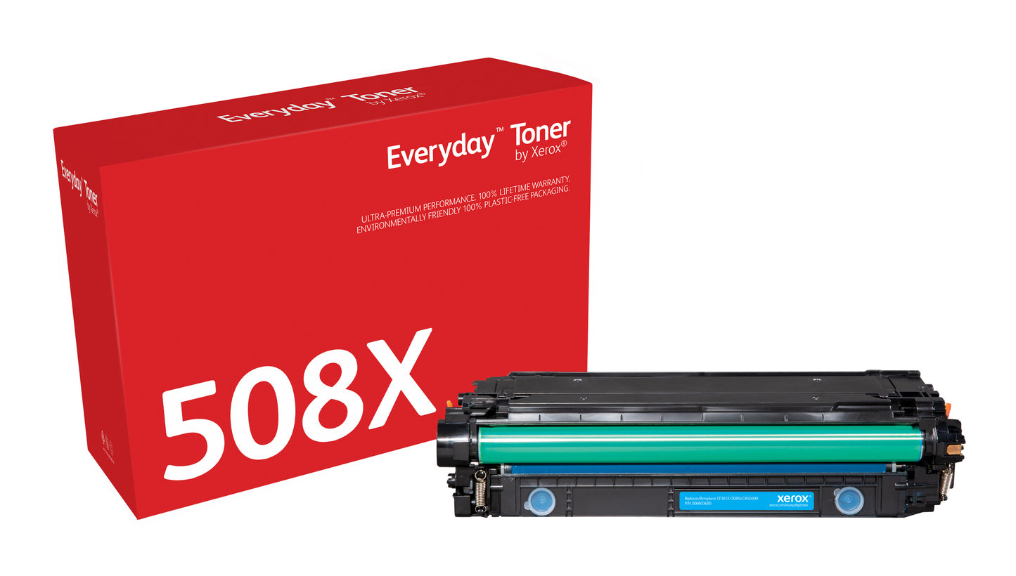 Everyday El tóner ™ Cian de Xerox es compatible con HP 508X (CF361X), High capacity