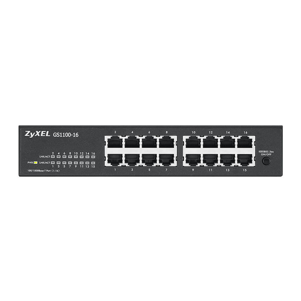 Zyxel - GS1100-16 No administrado Gigabit Ethernet (10/100/1000)