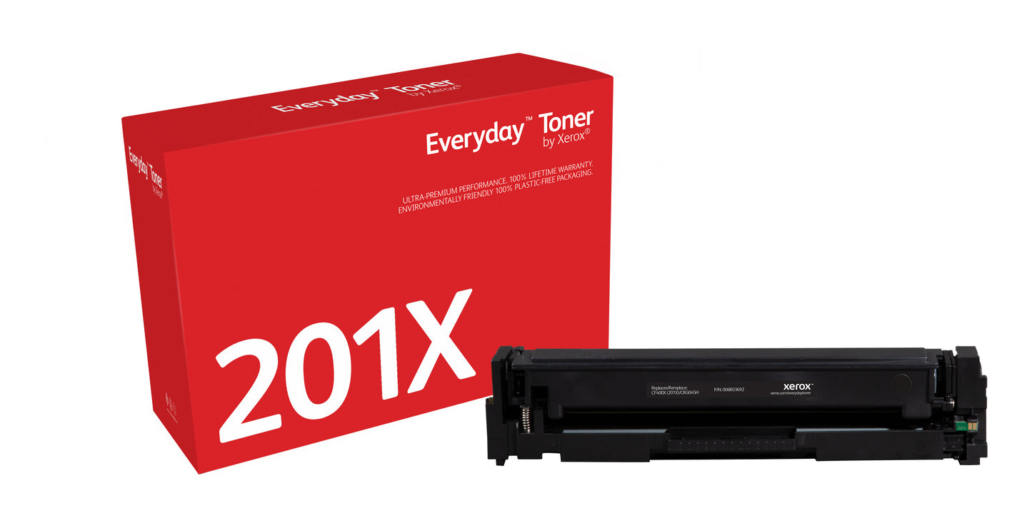 Everyday El tóner ™ Negro de Xerox es compatible con HP 201X (CF400X), High capacity