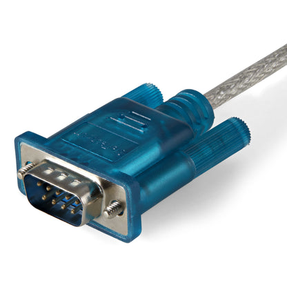 StarTech.com - Cable Adaptador 0 9m USB a Puerto Serie Serial RS232 DB9 PC Mac Linux