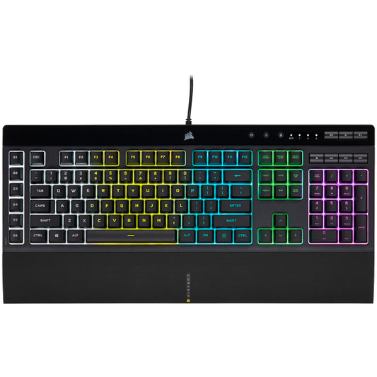 Corsair - K55 RGB PRO teclado Juego USB QWERTY Español Negro