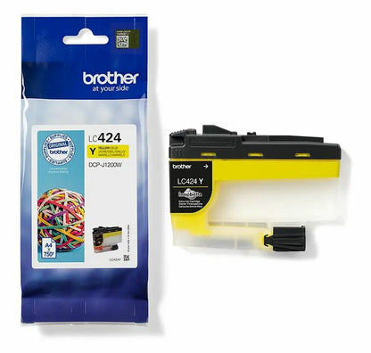 Brother LC-424Y cartucho de tinta 1 pieza(s) Original Amarillo