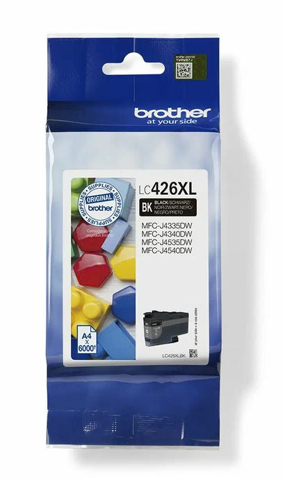 Brother LC-426XLBK cartucho de tinta 1 pieza(s) Original Alto rendimiento (XL) Negro