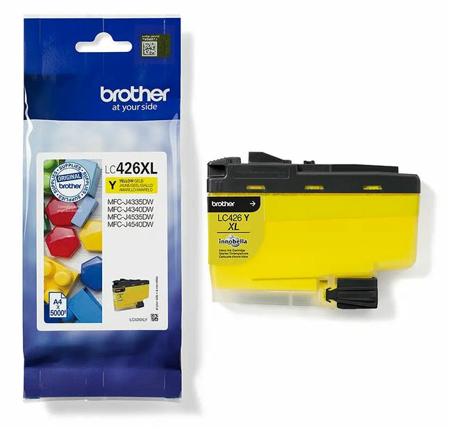 Brother LC-426XLY cartucho de tinta 1 pieza(s) Original Alto rendimiento (XL) Amarillo