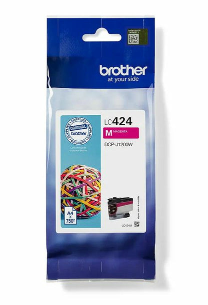 Brother LC-424M cartucho de tinta 1 pieza(s) Original Magenta