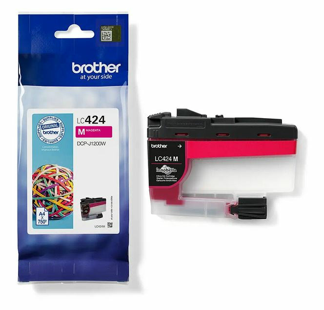 Brother LC-424M cartucho de tinta 1 pieza(s) Original Magenta