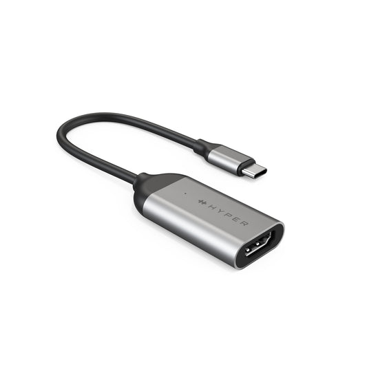 HYPER - HD-H8K USB Tipo C HDMI Acero inoxidable