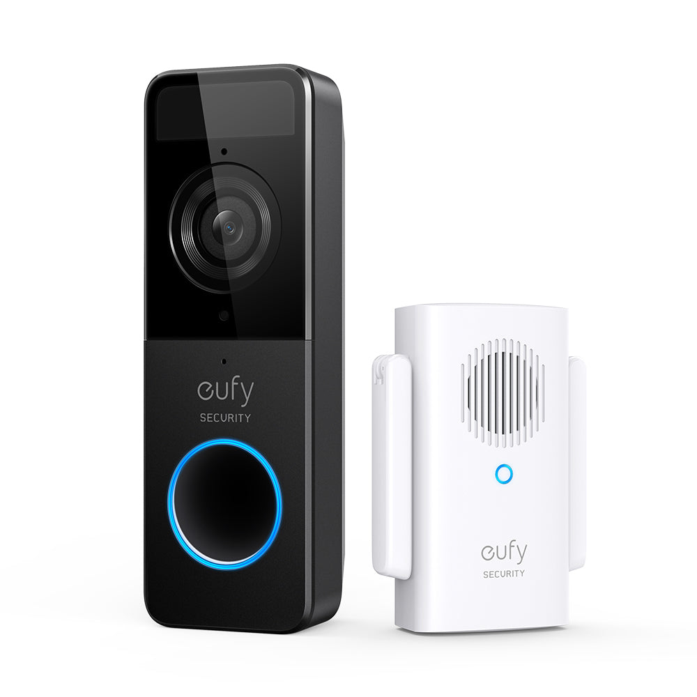 Eufy - Video Doorbell 1080p Negro  Blanco