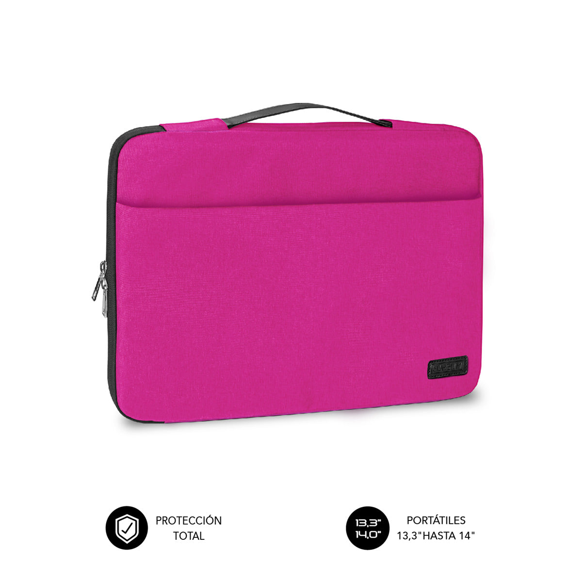 SUBBLIM - Funda Ordenador Elegant Laptop Sleeve 13 3-14" Pink