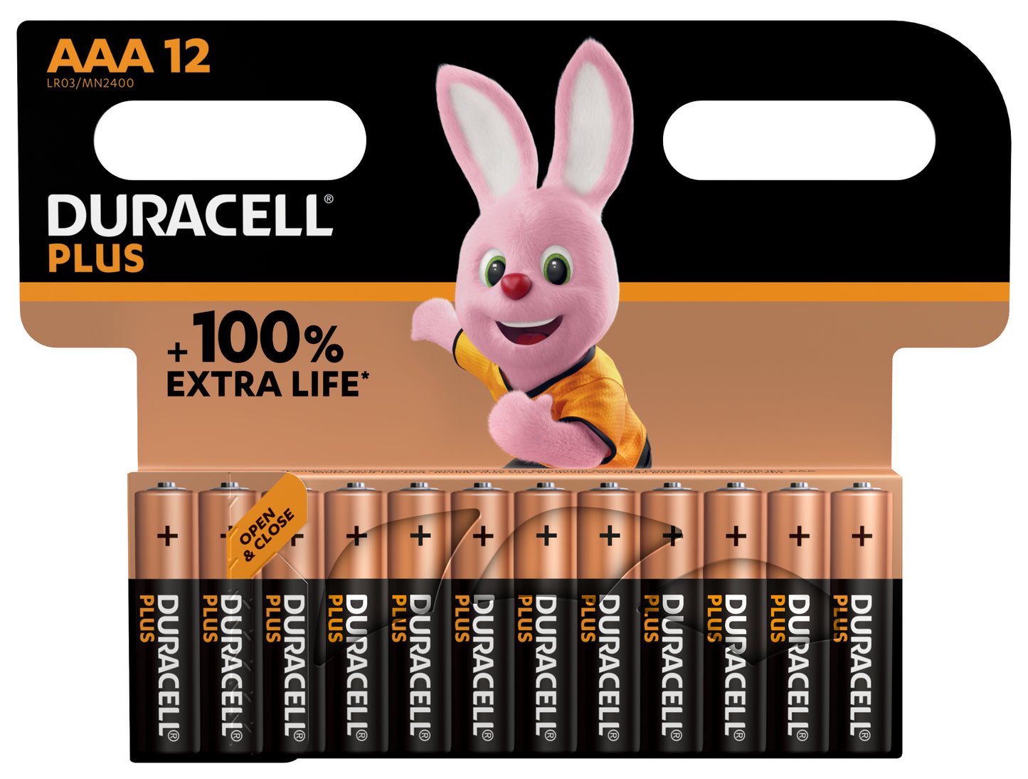 Duracell - PLUS AAA Batería de un solo uso Alcalino