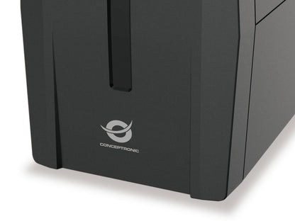 Conceptronic - ZEUS01ESP sistema de alimentación ininterrumpida (UPS) Línea interactiva 0 65 kVA 360 W 2 salidas AC