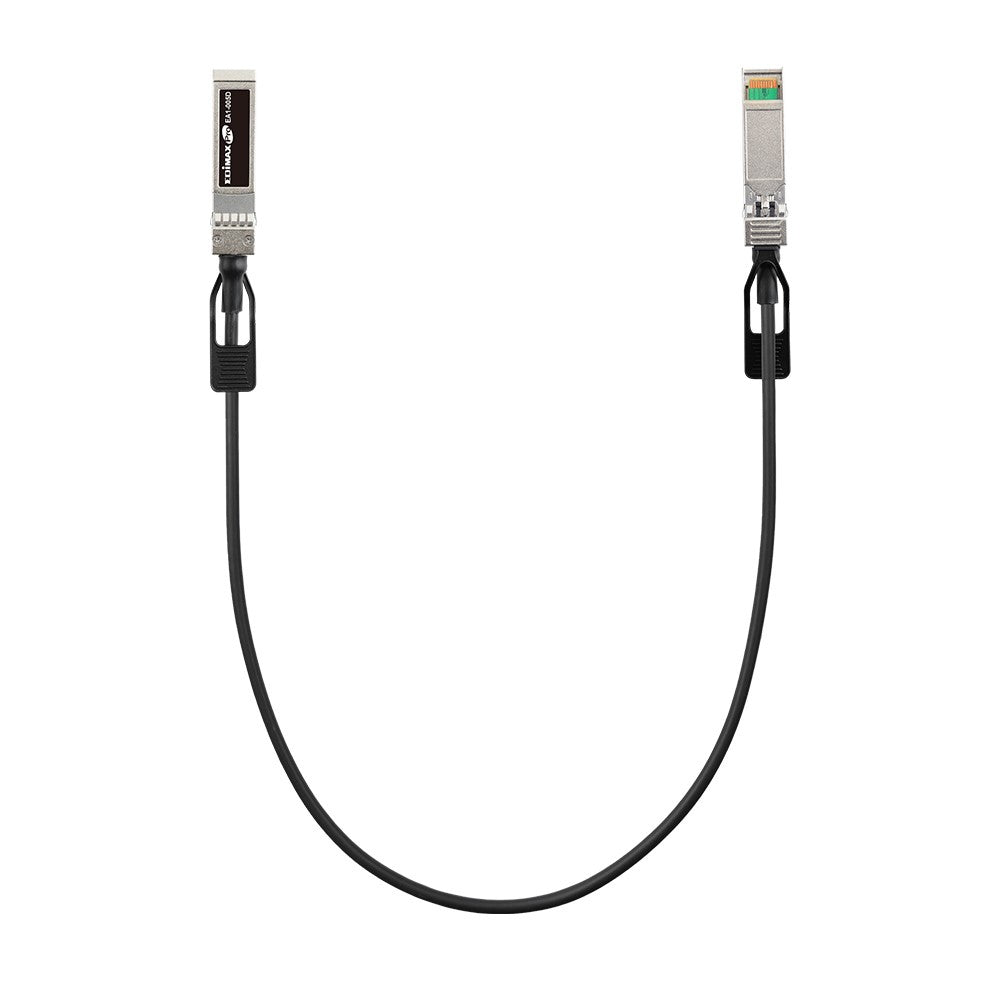 Edimax - EA1 Series Cable de fibra óptica e InfiniBand 0 5 m SFP+ Negro