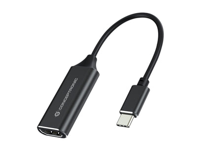 Conceptronic - ABBY03B adaptador de cable de vídeo HDMI tipo A (Estándar) USB Tipo C Negro