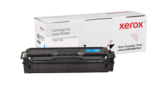 Everyday Tóner ™ Cian remanufacturado de Xerox es compatible con Samsung CLT-C504S, Capacidad estándar