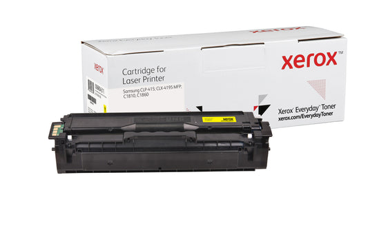 Everyday Tóner ™ Amarillo remanufacturado de Xerox es compatible con Samsung CLT-Y504S, Capacidad estándar