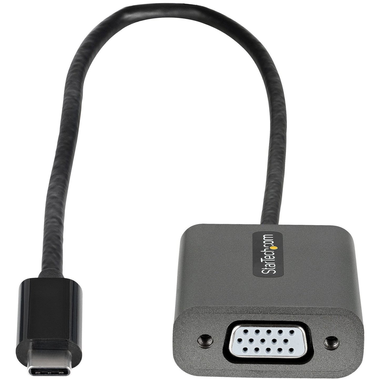 StarTech.com - Adaptador USB C a VGA - Convertidor de Vídeo USB Tipo C a VGA de 1080p - Dongle USB-C Compatible con Thunderbolt 3 - Cable de 30cm - Versión Mejorada de CDP2VGA