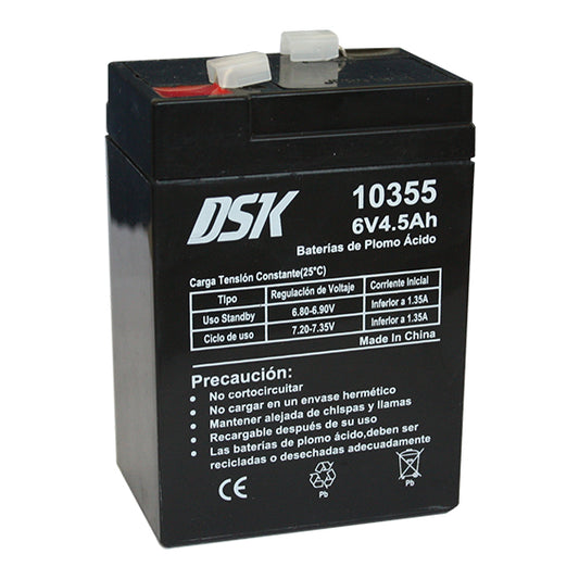 DSK - 10355 pila doméstica Sealed Lead Acid (VRLA)