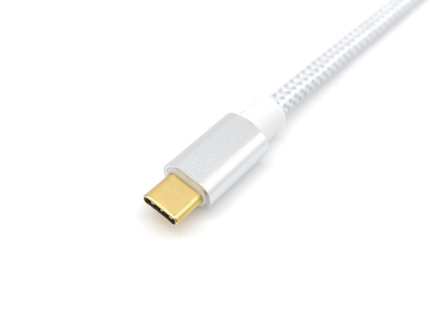 Equip - 128356 cable USB USB 3.2 Gen 2 (3.1 Gen 2) 1 m USB C Plata  Blanco