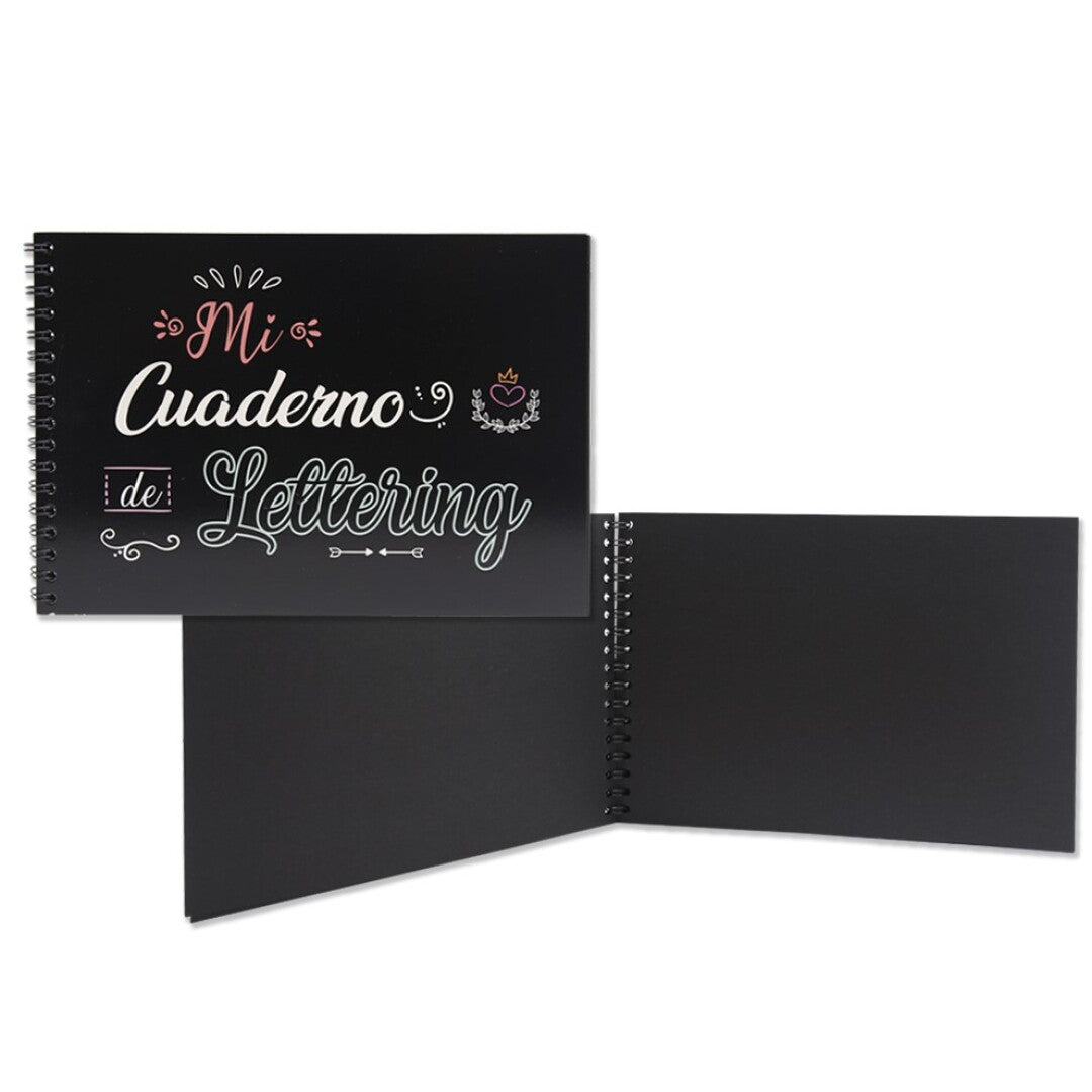 Bismark - Cuaderno A5 Lettering Negras 180 g/m² - 32 Hojas