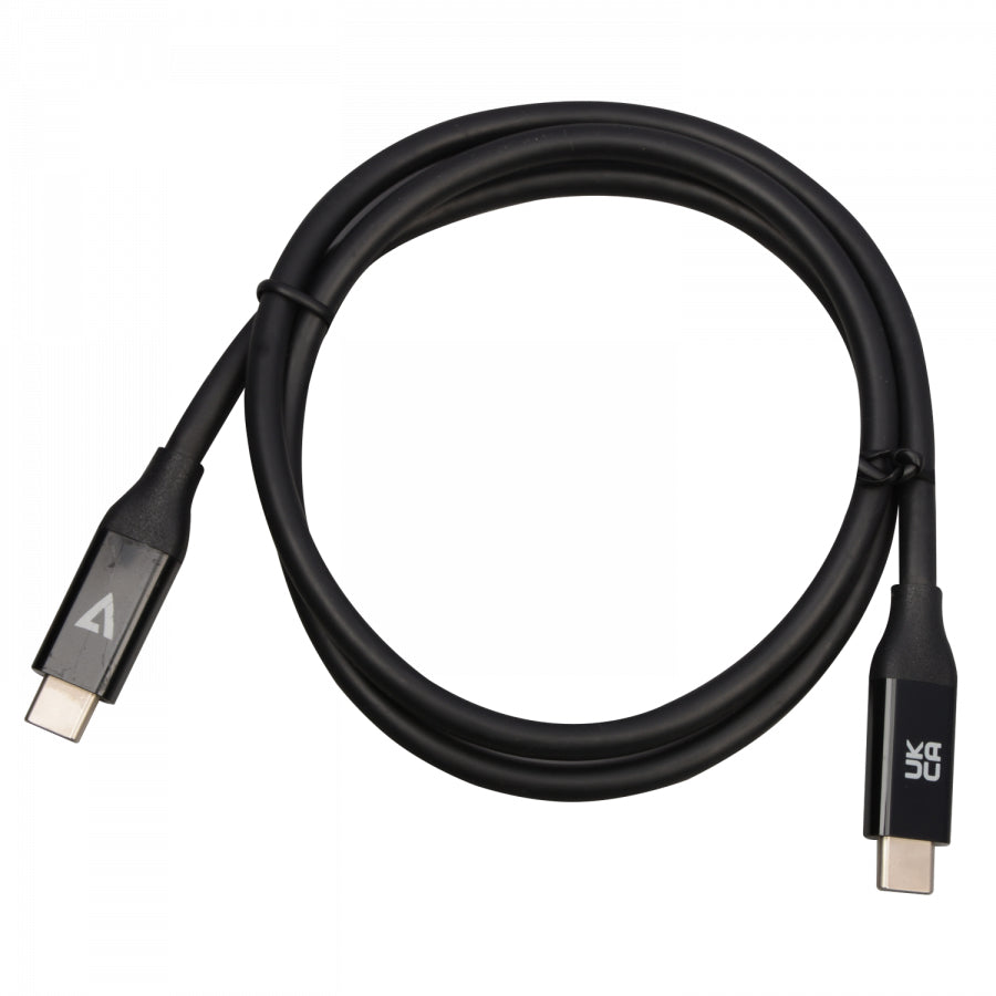 V7 - V7USB4-80CM cable USB 0 8 m USB C Negro