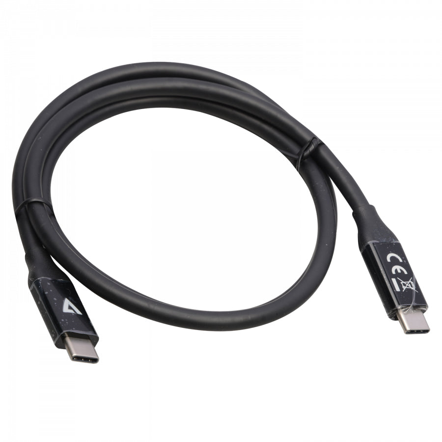 V7 - V7USB4-80CM cable USB 0 8 m USB C Negro