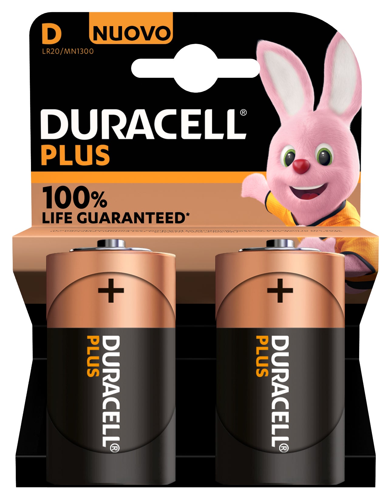 Duracell MN1300B2 Pilas Alcalinas D LR20 1.5V Plus Power (2 unidades) 1 pieza(s)